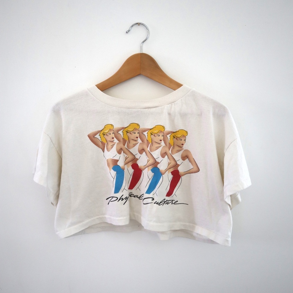 VINTAGE Puma Cropped T-Shirt